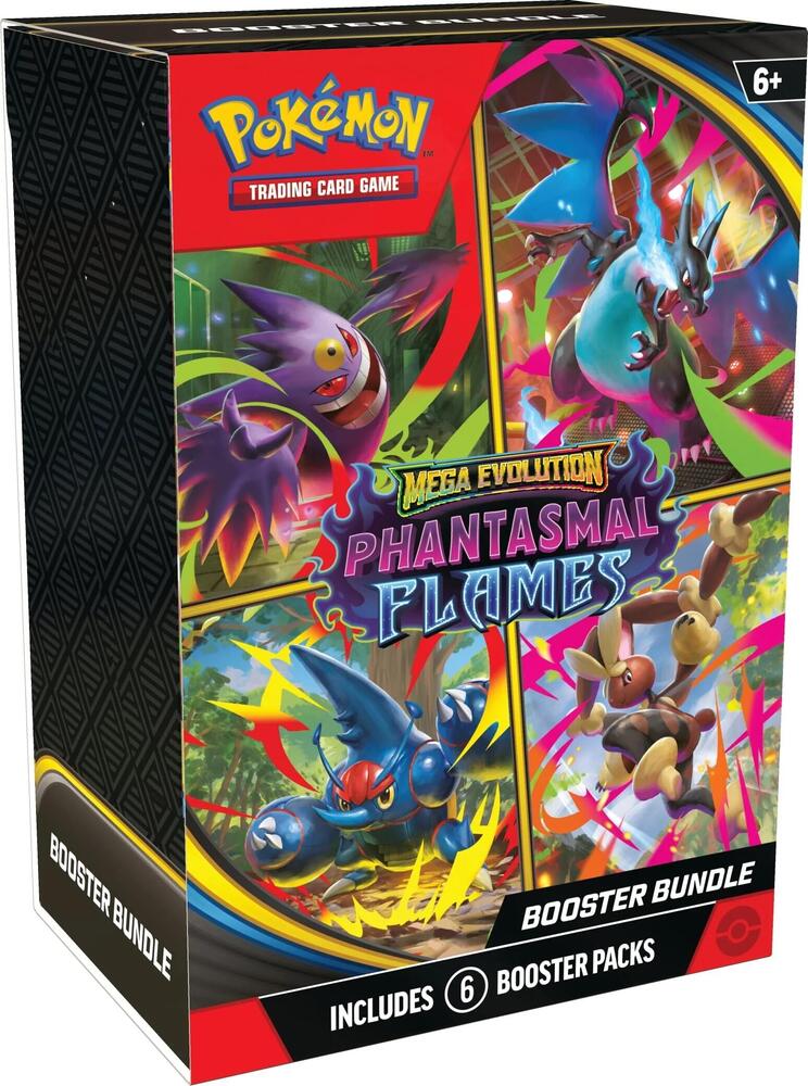 Pokemon TCG: Mega Evolution 02 Phantasmal Flames- Booster Bundle