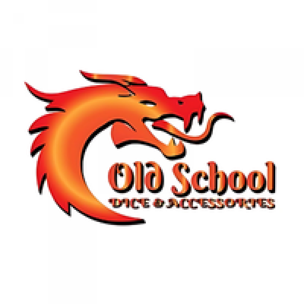 Old School 7 Piece RPG Dice Set - Glow