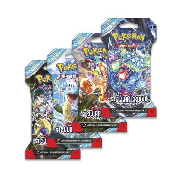 Pokmon Tcg: Scarlet & Violet Stellar Crown | Sleeved Booster Pack Pokmon Tcg: Scarlet & Violet Stellar Crown | Sleeved Booster Pack