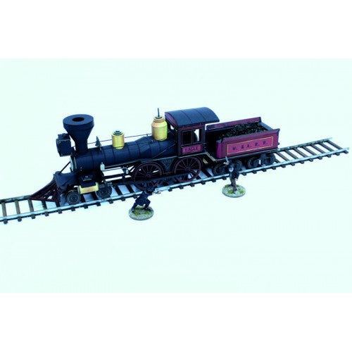 Dead Man's Hand 19th C. American Steam Locomotive (Red) 4Ground