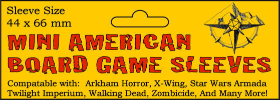 Opaque Mini American Sleeves for Zombicide, Arkham Horror and many more games! blue Opaque Mini American Sleeves for Zombicide, Arkham Horror and many more games! blue