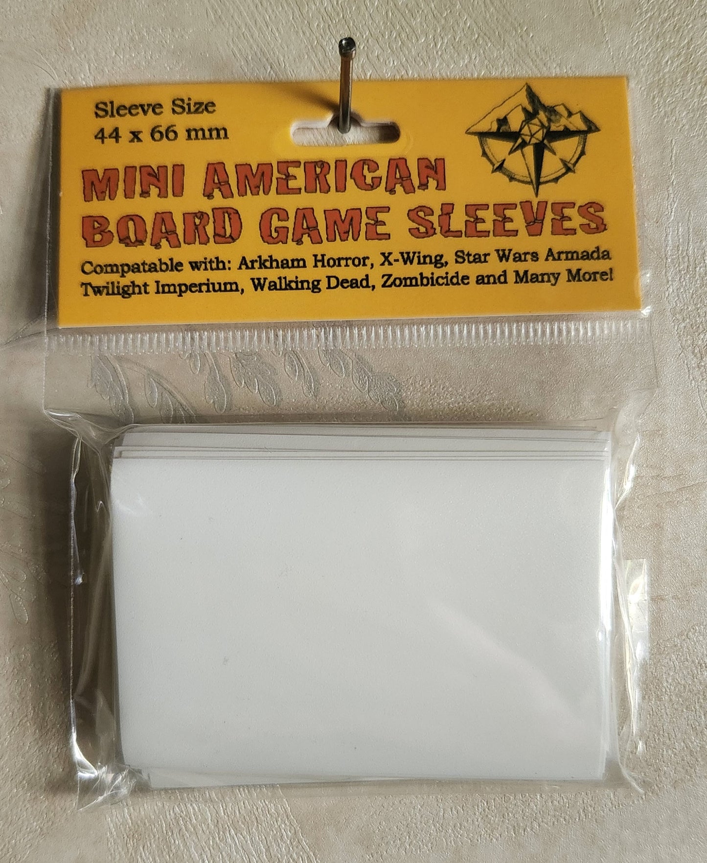 LingSter Games Mini American Board Game Sleeves 44 x 66 mm for Various Games