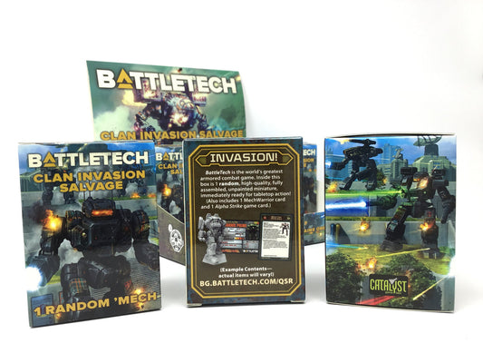 Battletech Clan Invasion Blind Box Restock Alert!!
