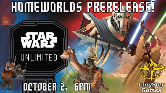 Star Wars Unlimited Homeworlds Prerelease October 2nd!