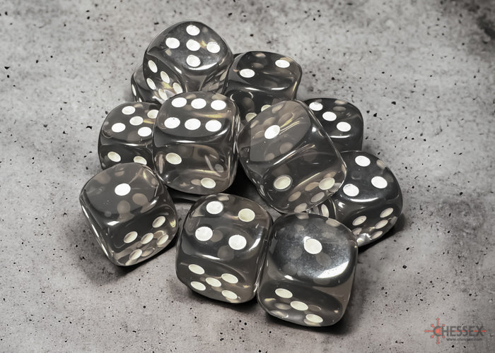 Pair O 16mm Dice - Transparent