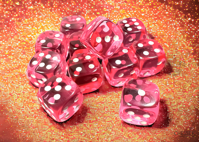 Pair O 16mm Dice - Transparent