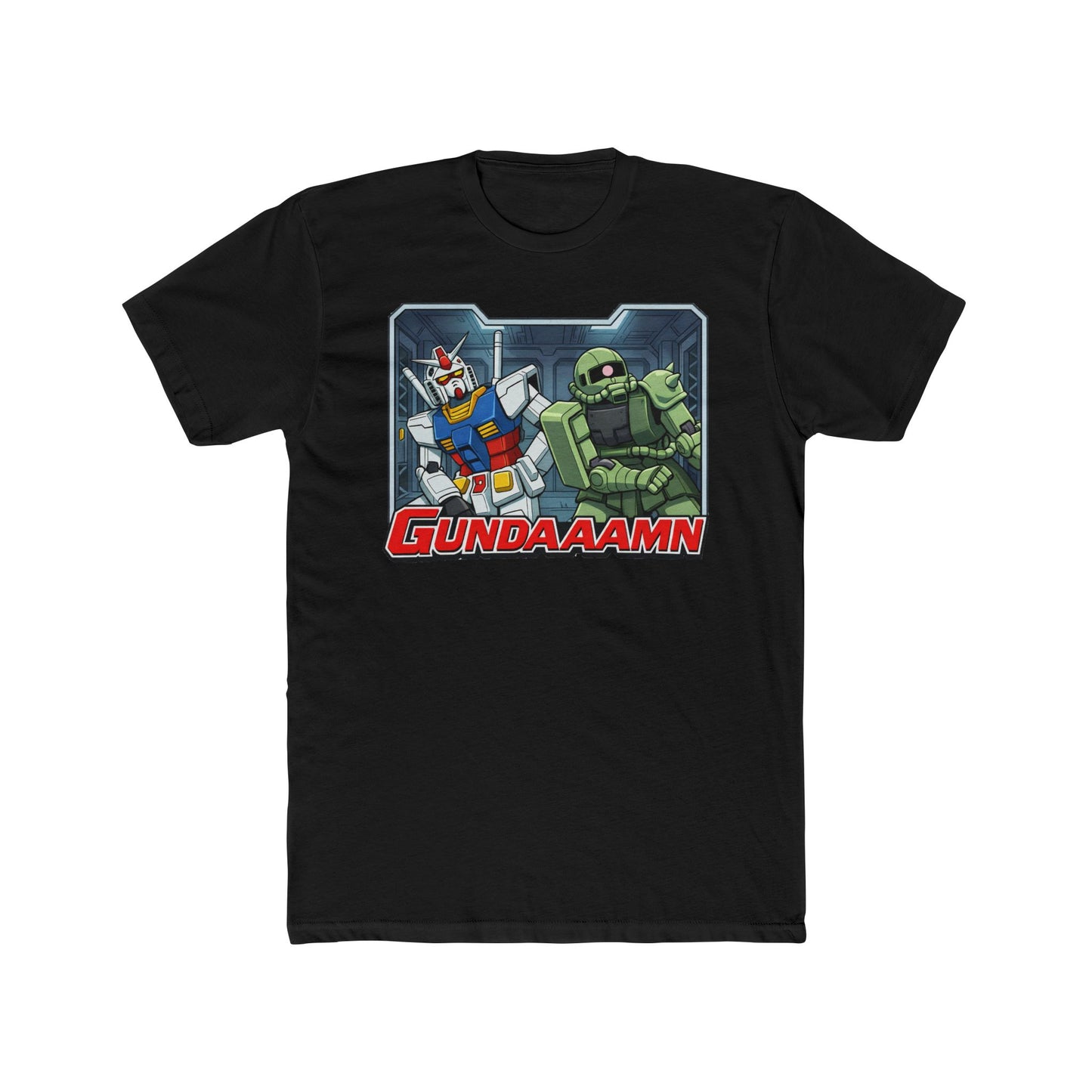 Gundaaamn Mecha T-Shirt — Retro Robot Graphic Tee