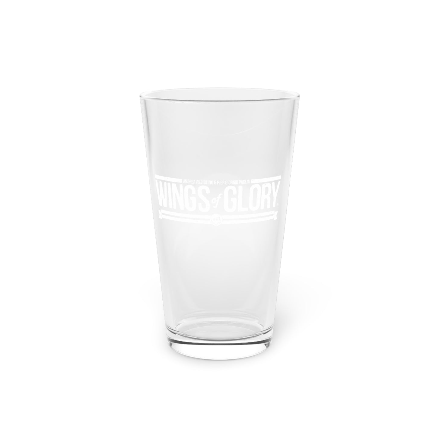 Wings Of Glory:  WW1 Pint Glass, 16oz