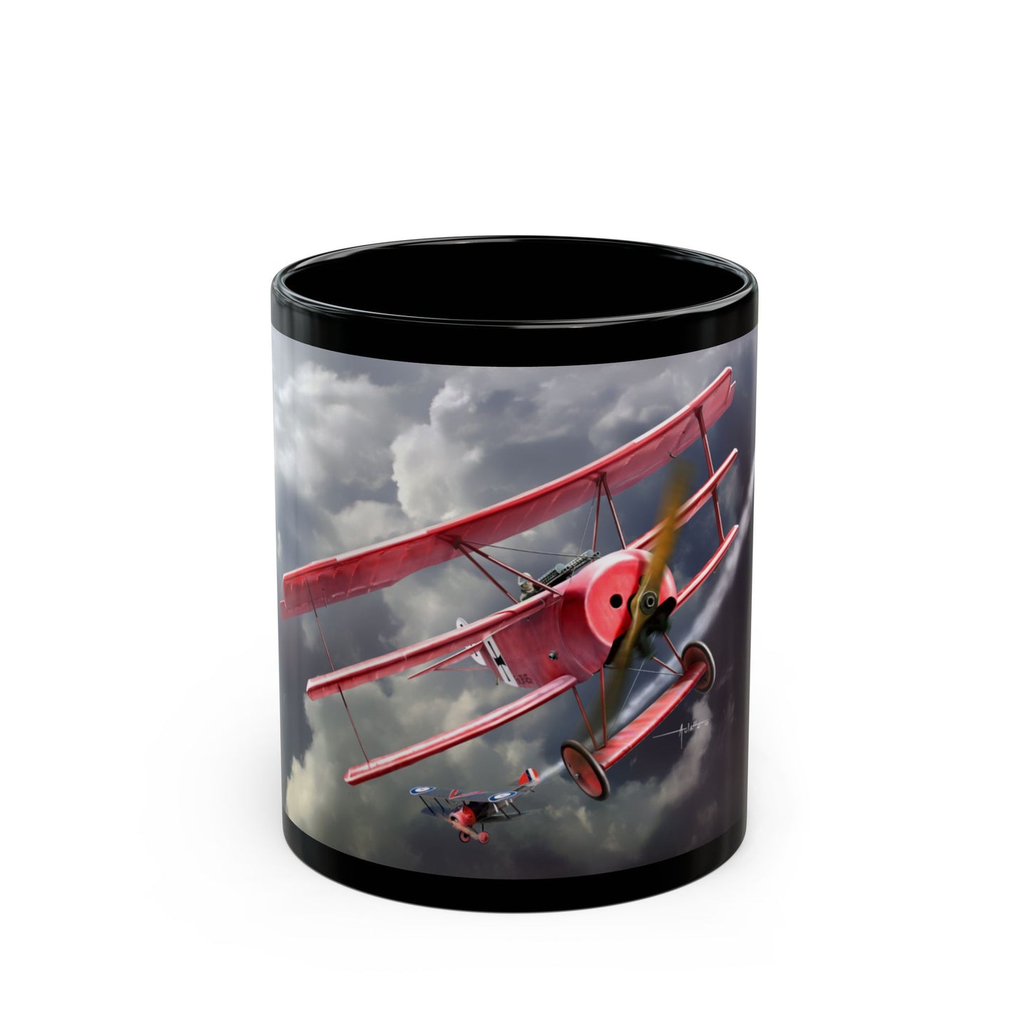 Wings of Glory WW1 Black Mug (11oz, 15oz)