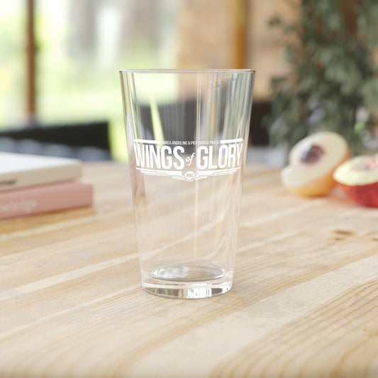 Wings Of Glory:  WW2 Pint Glass, 16oz