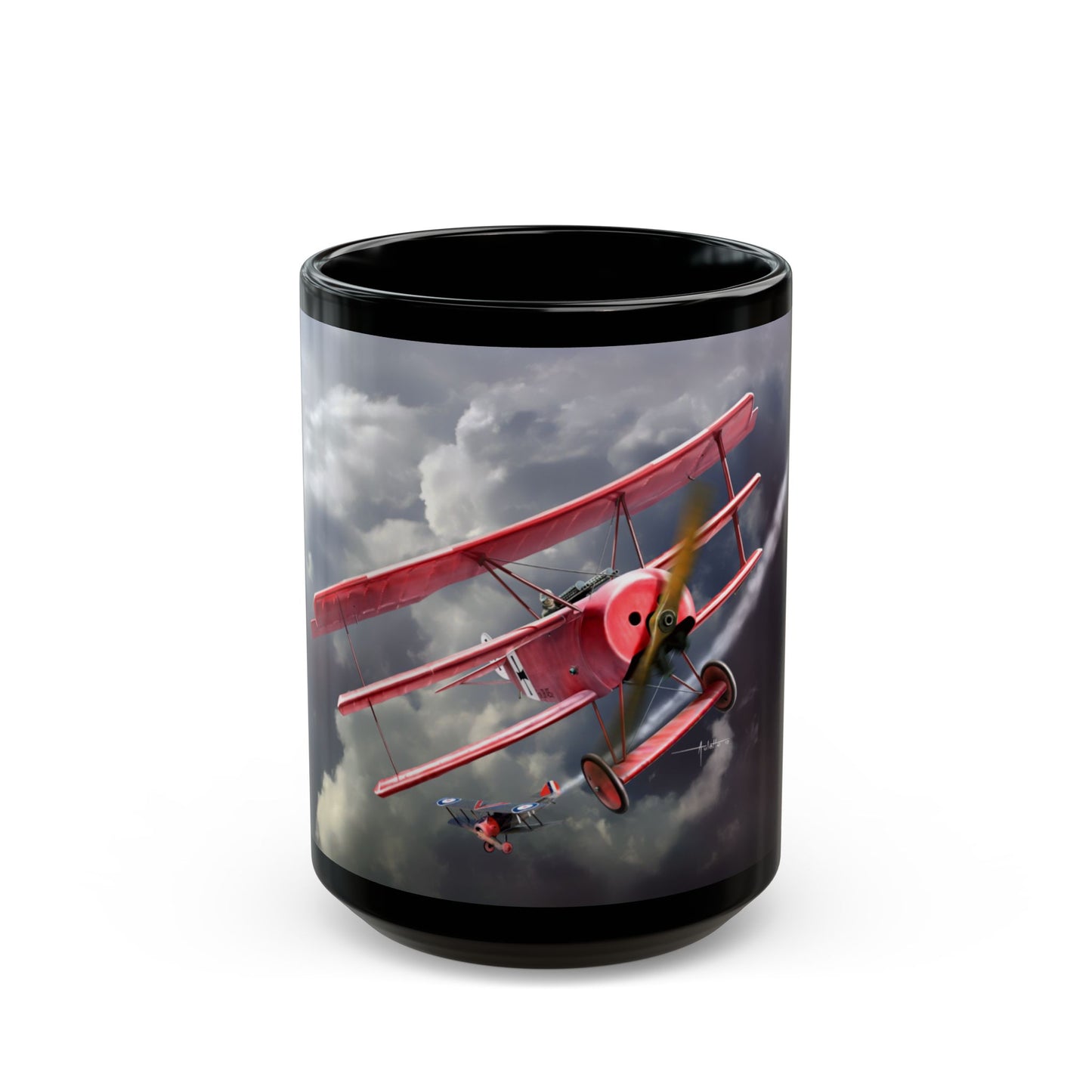 Wings of Glory WW1 Black Mug (11oz, 15oz)