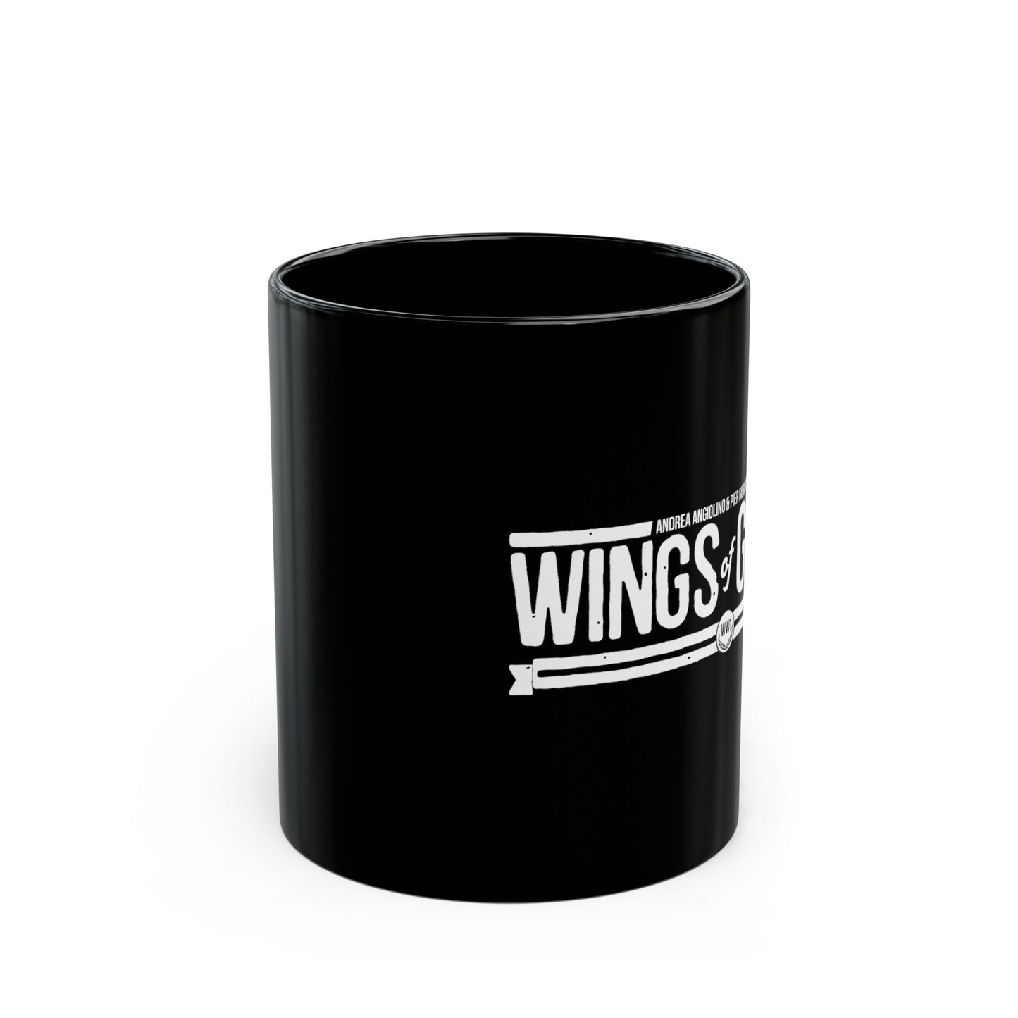 Wings of Glory WW1 Logo Black Mug (11oz, 15oz)