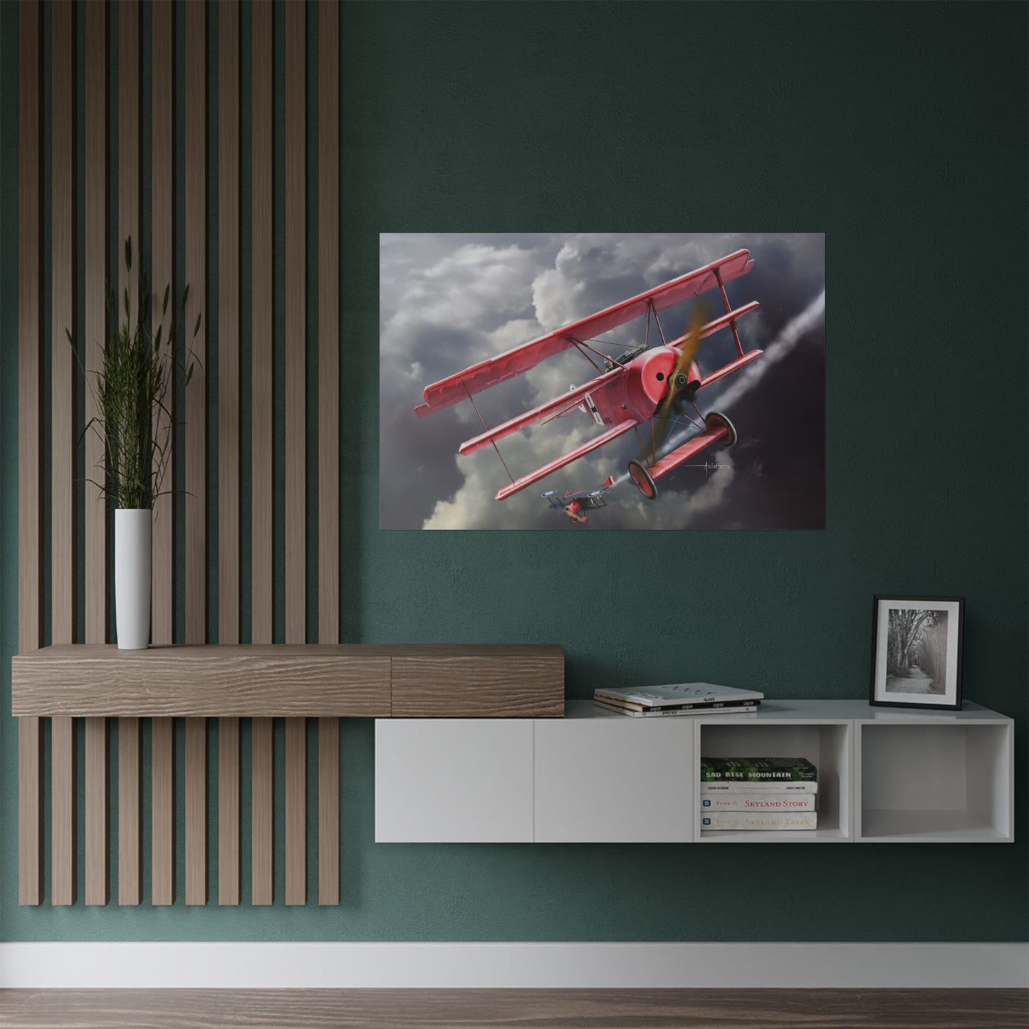 Wings of Glory WW1 Satin Poster — Aviation Wall Art Print