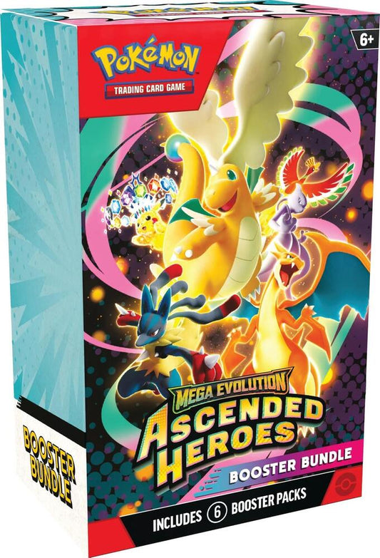 Pokemon TCG: Ascended Heroes Booster Bundle - ME: Ascended Heroes