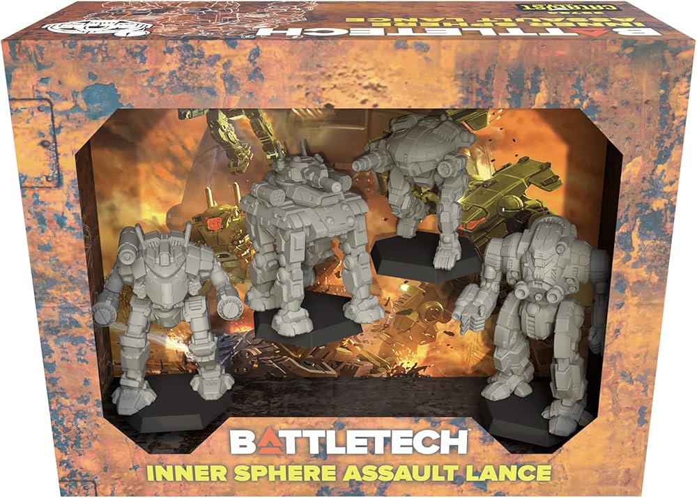 Jeu De Miniatures Stratégie BattleTech: Inner Sphere Urban Lance - Jeu Jeu De Miniatures Stratégie BattleTech: Inner Sphere Urban Lance - Jeu