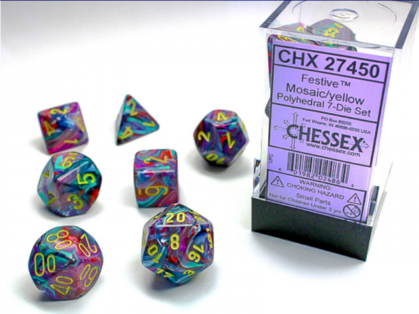 Chessex Polyhedral 7-Dice Sets