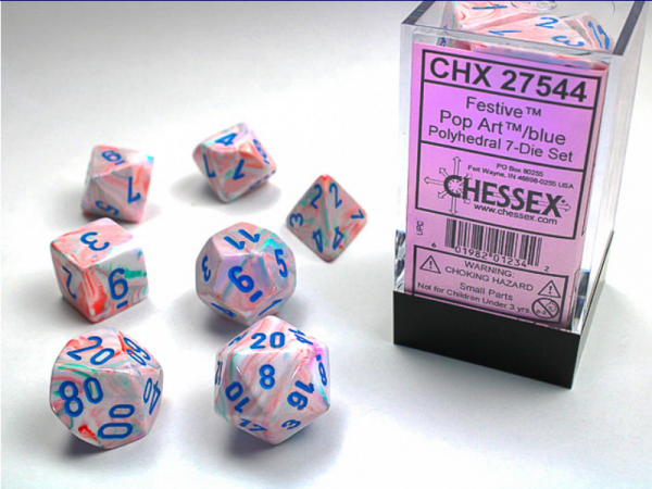 Chessex Polyhedral 7-Dice Sets