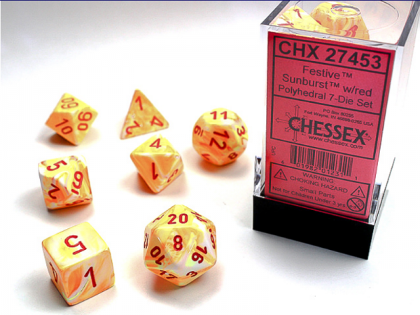 Chessex Polyhedral 7-Dice Sets