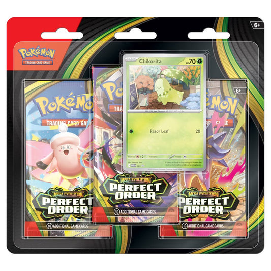 Pokemon TCG: Mega Evolutions ME3 - Perfect Order 3-Pack Blister