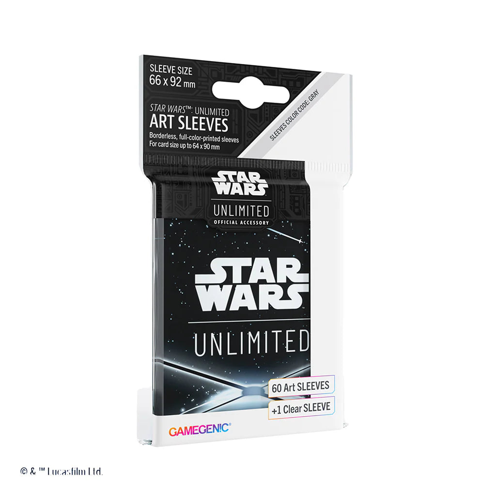 Star Wars: Unlimited - ART SLEEVE CARD BACK BLACK