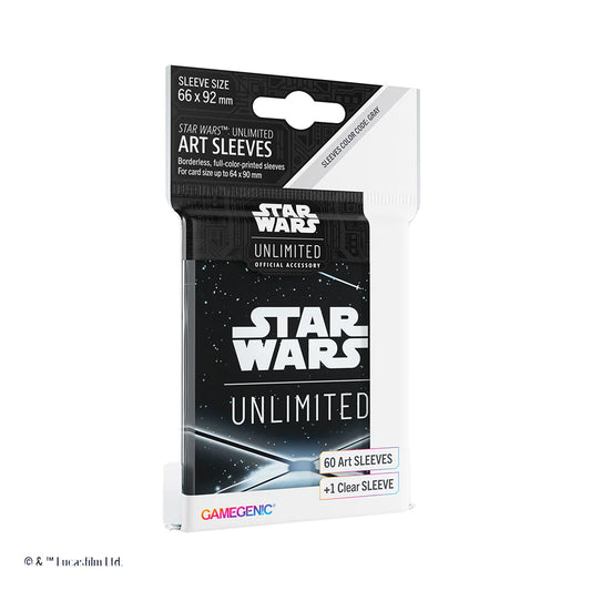 Star Wars: Unlimited - ART SLEEVE CARD BACK BLACK