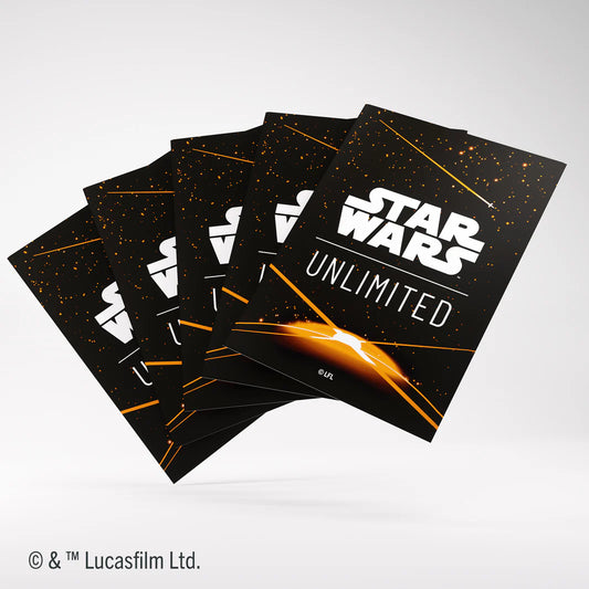 Star Wars: Unlimited - ART SLEEVE CARD BACK Orange