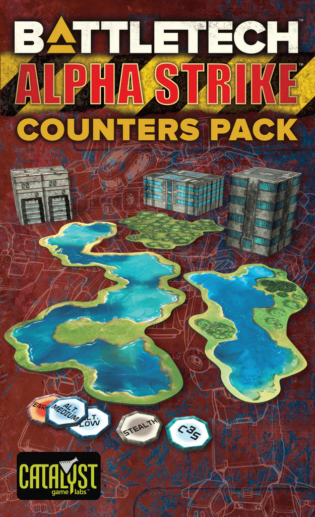 BattleTech Alpha Strike counters Pack with Tactical Maps by Catalyst ...