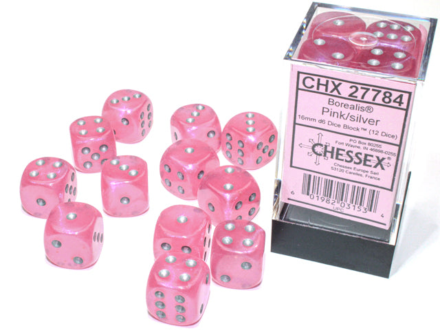 Pair O 16mm Dice - Borealis