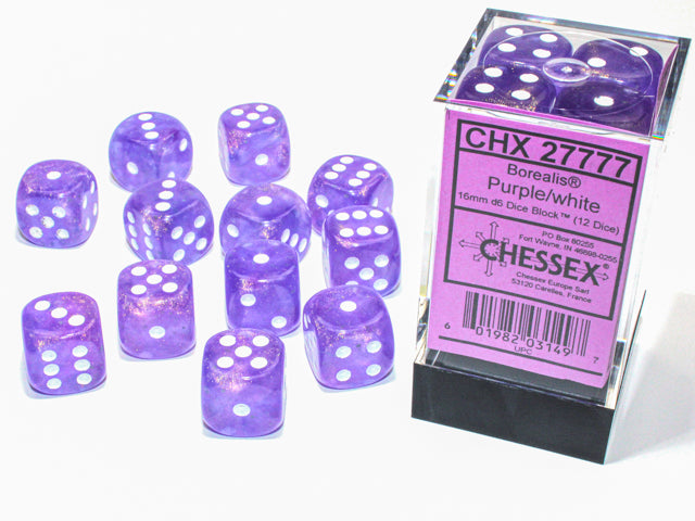 Pair O 16mm Dice - Borealis