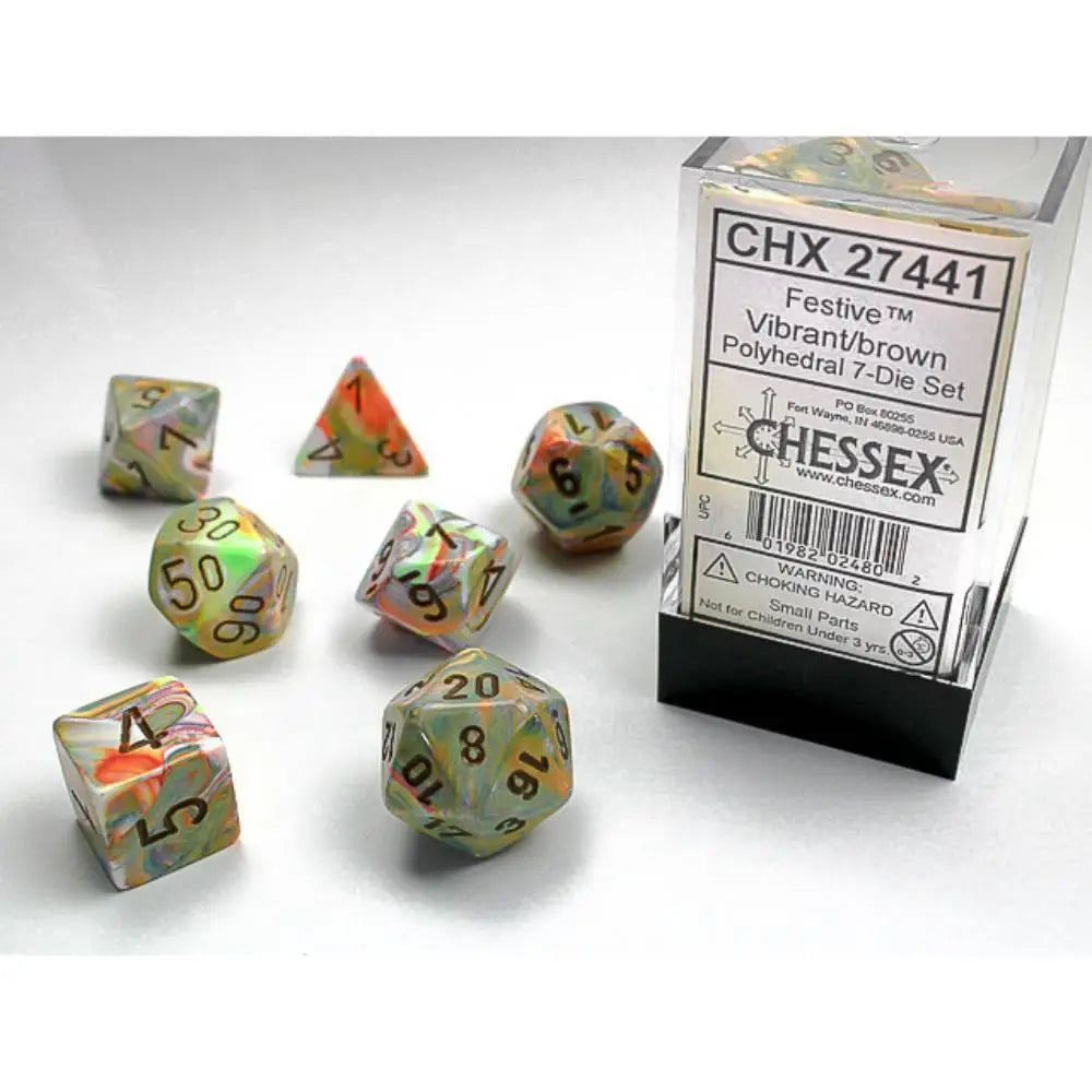 Chessex Polyhedral 7-Dice Sets