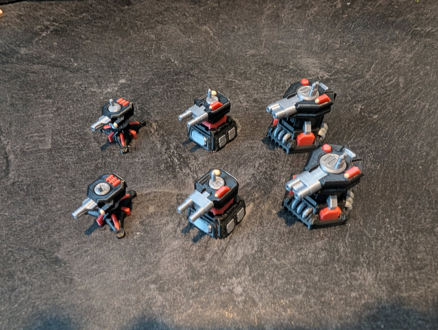 Stationary Canon 6-Pack  (Battletech Aces turrets)