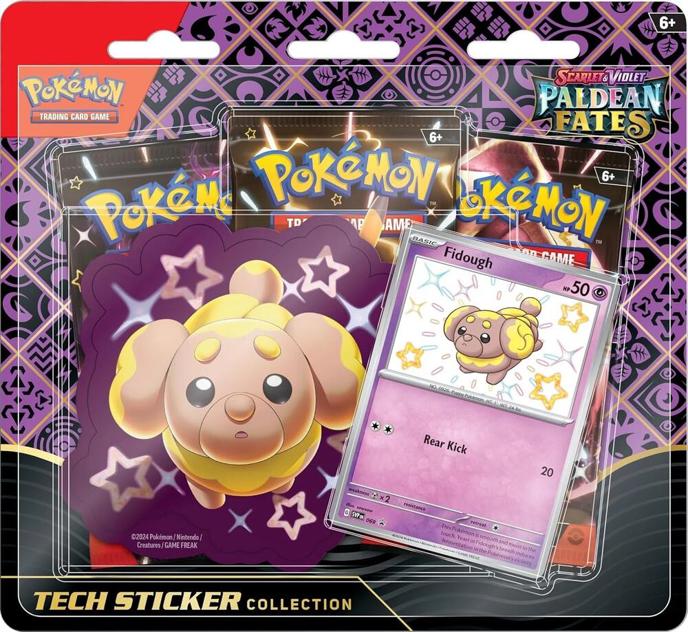 Pokémon TCG: Paldean Fates Tech Sticker Collection