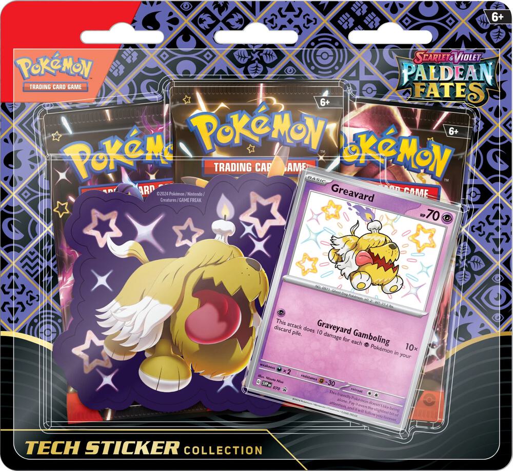 Pokémon TCG: Paldean Fates Tech Sticker Collection