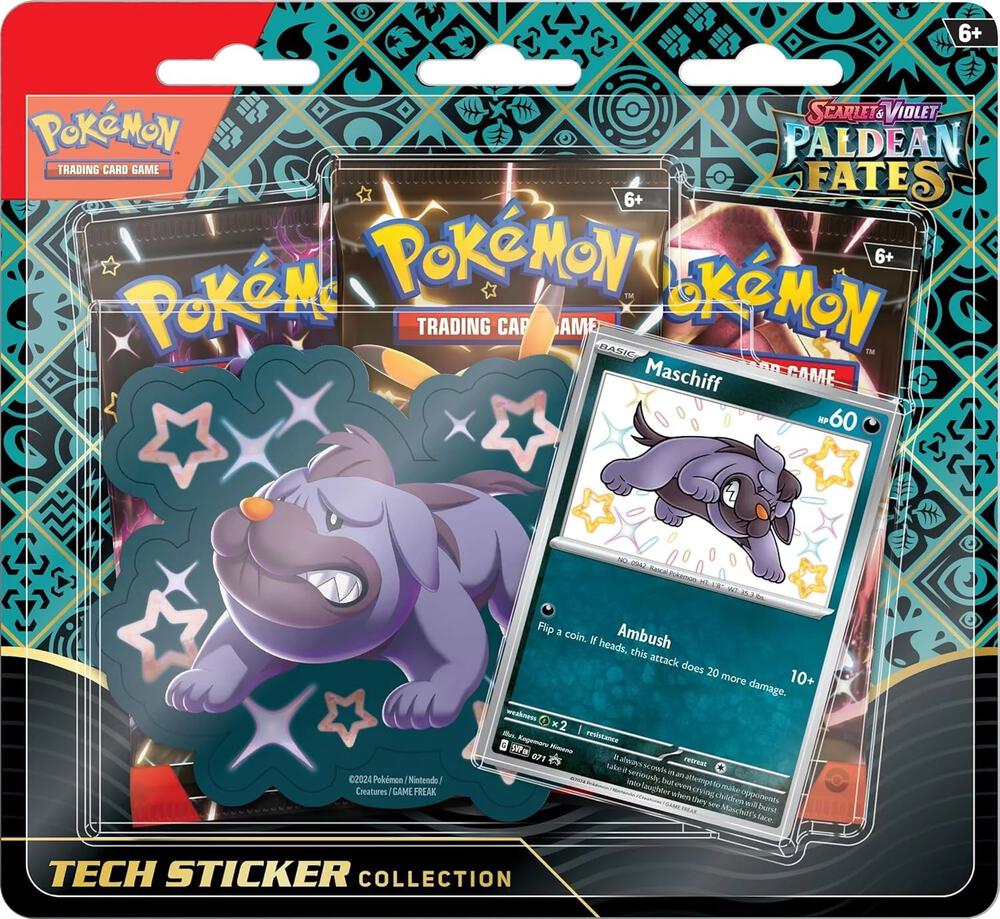 Pokémon TCG: Paldean Fates Tech Sticker Collection