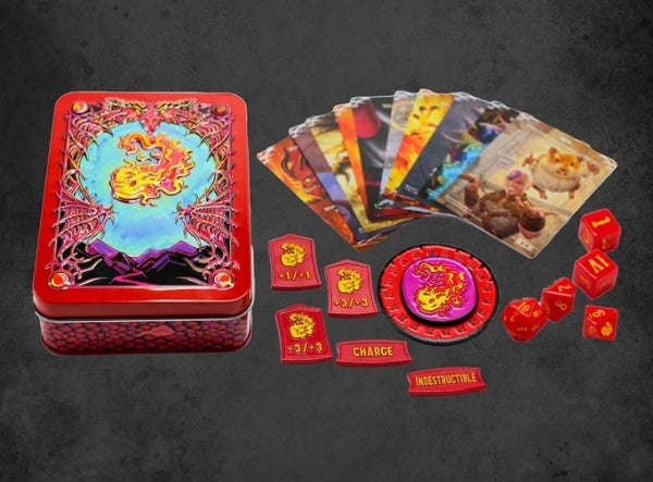 Magic The Gathering Red Mana Token Set