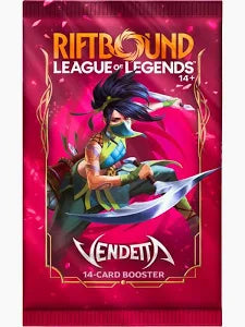 Riftbound League Of Legends Vendetta Booster Pack