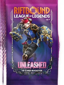 Riftbound League Of Legends Unleashed Booster Pack